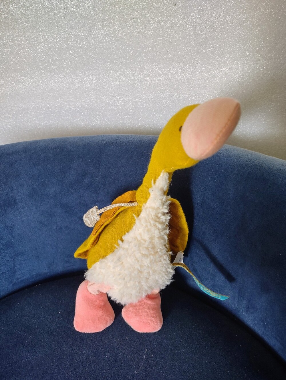 Moulin Roty Golden Goose 'Le Voyage Dolga' 10in VTG Plush